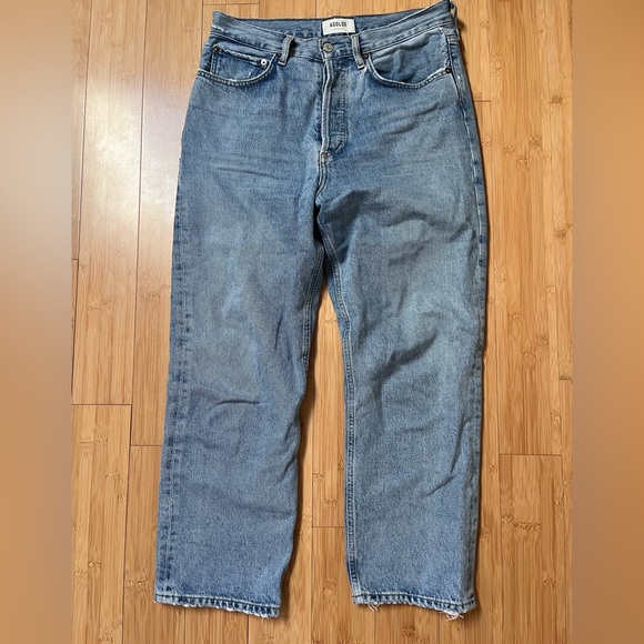 Agolde 90's Crop Mid Rise Straight Jeans in Replica Size 27 - Picture 1 of 4